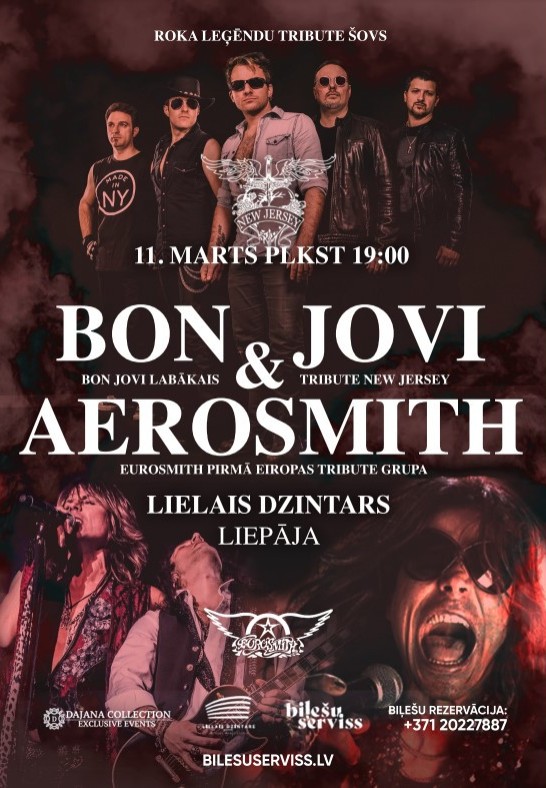 Aerosmith & Bon Jovi Roka Leģendu Tribute Šovs
