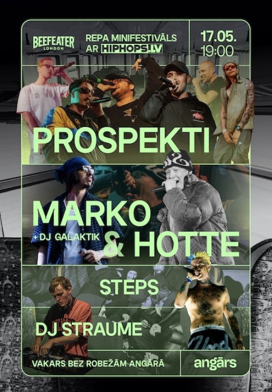 Repa Minifestivāls ar HIPHOPS.LV: Prospekti // Marko & Hotte + DJ galaktik // Steps // DJ Straume