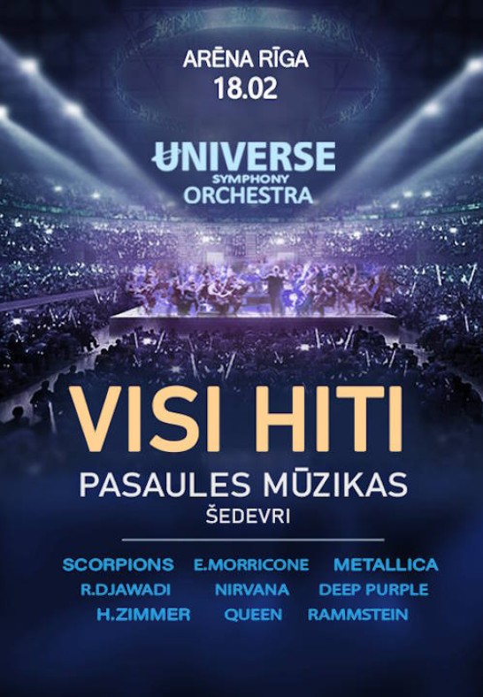 Visi Hiti | Pasaules mūzikas šedevri Universe Orchestra