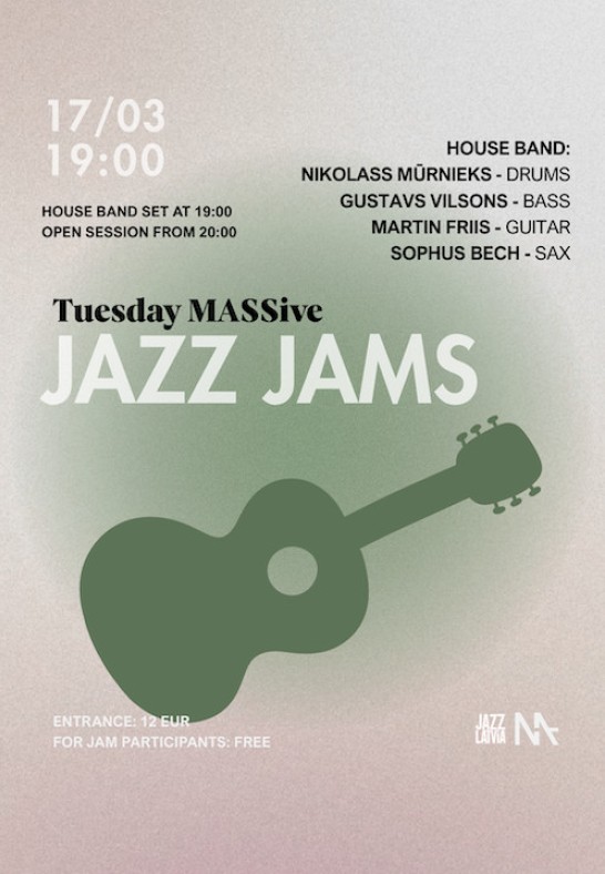 Tuesday MASSive Jazz Jams | 17/03