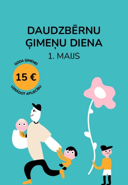 Rīga ZOO Daudzbērnu ģimenes biļete 1.maijā