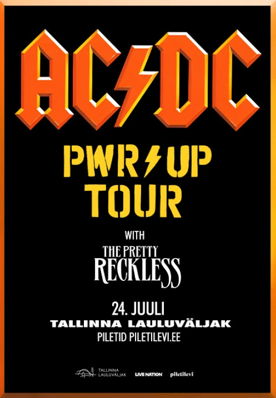 AC/DC - Power Up Tour 2025 - Biļešu Serviss