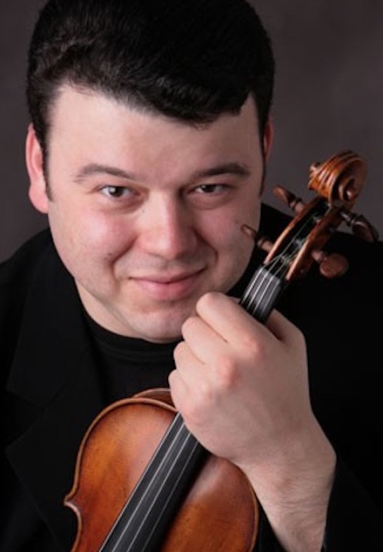 Vadims Gluzmans (vijole) un Jevgenijs Sinaiskis (klavieres)