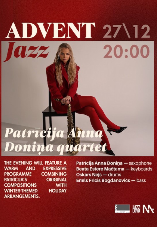 Advent Jazz: Patrīcija Anna Doniņa quartet
