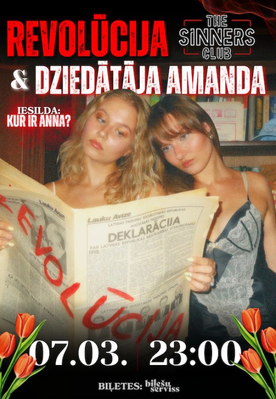 Revolūcija & Dziedātāja Amanda The Sinners Club