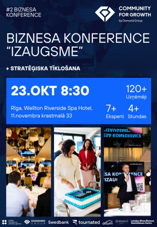 Community for Growth Biznesa konference 'Izaugsme' #2