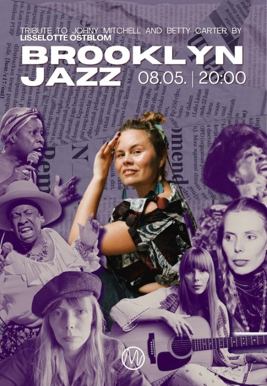 Brooklyn Jazz  | Tribute to Joni Mitchell and Betty Carter @M/Darbnīca