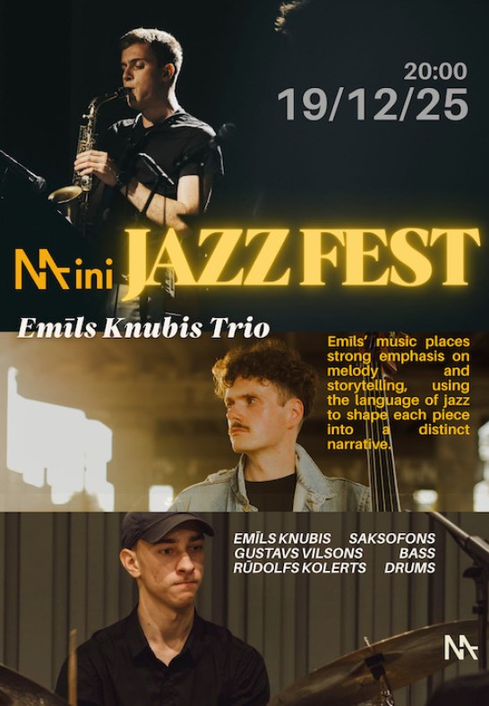 Masa Mini Jazz fest: Emīls Knubis Trio