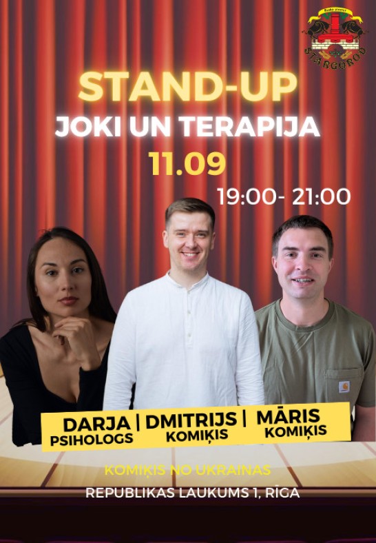 Stand UP. Joki un terapija