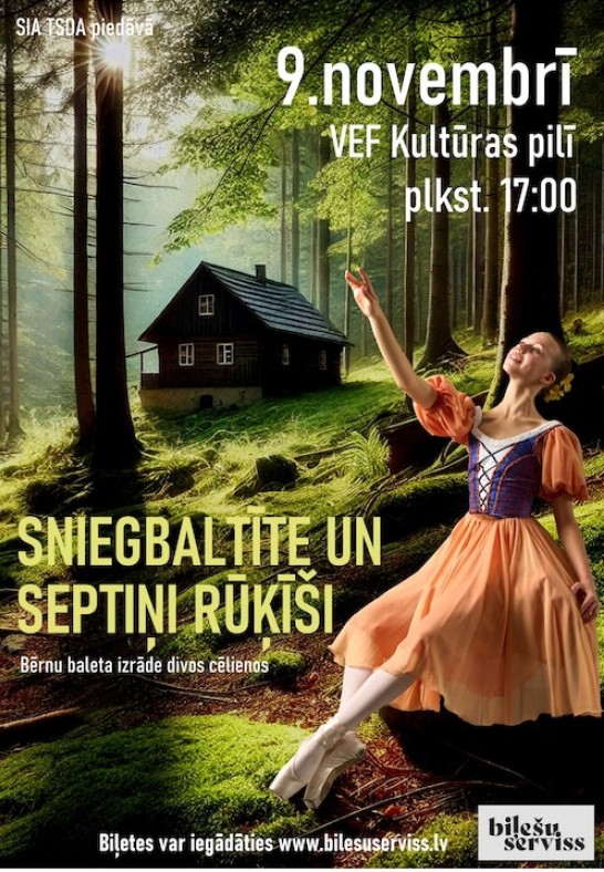 Bērnu baleta izrāde 'Sniegbaltīte un septiņi rūķīši'