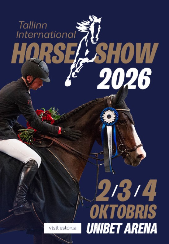 Dienas biļete 02.10 / Tallinn International Horse Show 2026