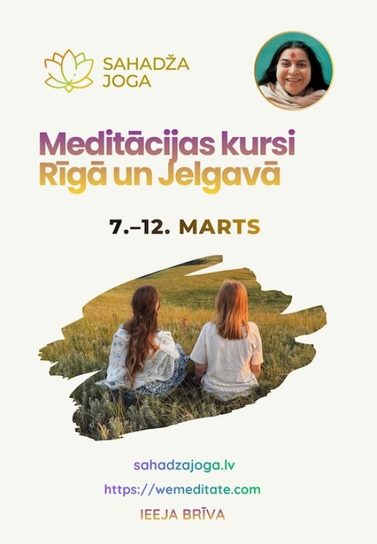 Sahadža joga meditācijas kursi