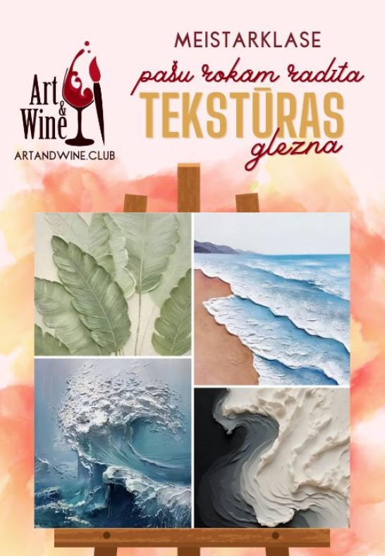 Art&Wine | Art and Wine meistarklase Rīgā: 3D gleznošana Citroni