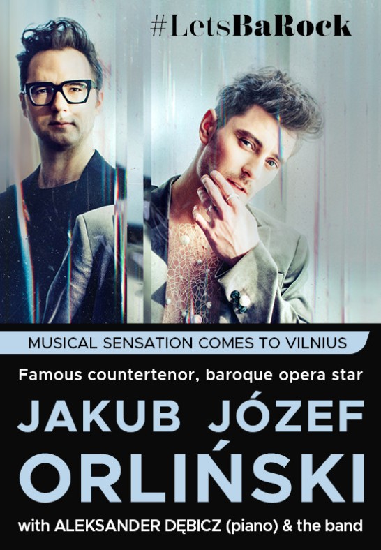 #LetsBaRock: opera star, countertenor Jakub Jozef Orlinski with the band