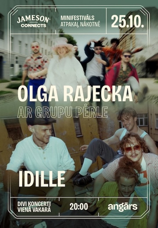 Minifestivāls Atpakaļ Nākotnē: Idille // Olga Rajecka ar grupu 'Pėrle'