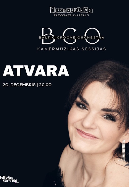 Atvara un 'Baltic Groove Orchestra'. Kamermūzikas Ziemassvētku ieskaņas koncerts