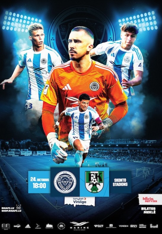 Tonybet Virslīgas FC Riga Mājas Spēle. RIGA FC - FK Tukums